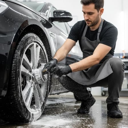 Çok Amaçlı Araç Temizlik Fırçası – Oto İç ve Dış Yüzeyler, Koltuk, Halı, Torpido ve Jant İçin Ergono