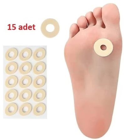 Ayak Nokta Pedi Sünger Yastık  15 li (5477)