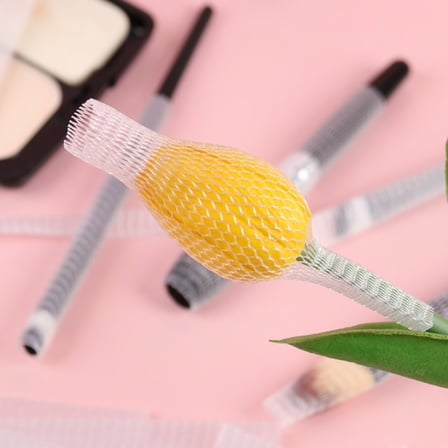 Makyaj Far Allık Kontür Eyeliner Fırça Malzemeleri Ürünleri Koruyucu File Kapak Örgü Kılıf Set 20li 