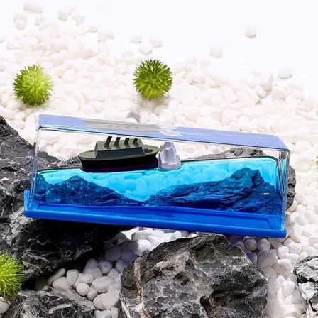 Batmayan Gemi Hediyelik Dekoratif Ev ve Ofis Hediyesi Özel Aşk Gemisi (5477)