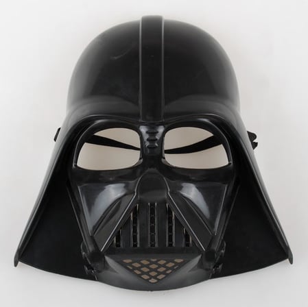 Yıldız Savaşları Star Wars Maskesi Darth Vader Maskesi Siyah Renk (5477)