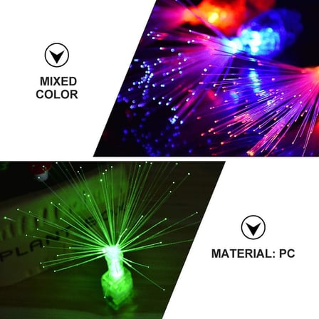 Led Işıklı Renkli Püsküllü Parmak Işığı 4 Renk 4 Adet (5477)