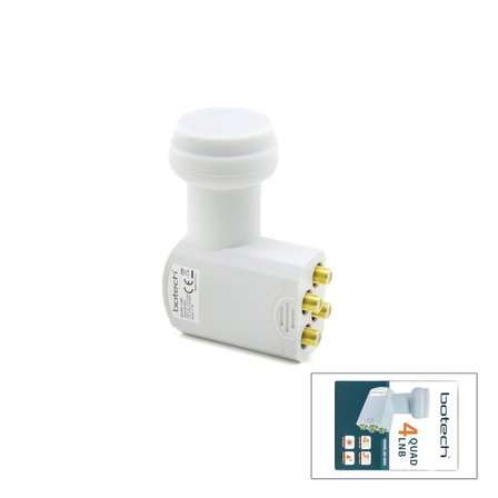 4LÜ UYDU LNB UNIVERSAL QUAD FULL HD -  3D - 0.1DB RLE-400 (5477)