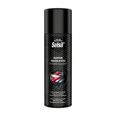 SELSİL OTO - ARAÇ MOTOR TEMİZLEYİCİ - PARLATICI - TOZ YAPIŞMA ENGELLEYİCİ SPREY 500ML (5477)