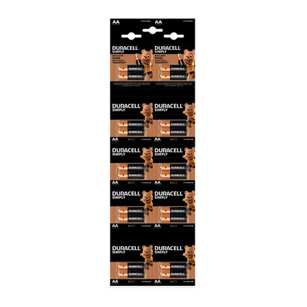 DURACELL KALEM PİL ALKALİN 20 PARÇA (5477)