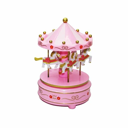 MUSİC BOX CAROUSEL MÜZİKLİ ATLI KARINCA (5477)