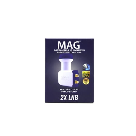 2Lİ UYDU LNB UNIVERSAL TWIN FULL HD - 3D - 0.1dB RLE-200 (5477)