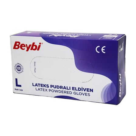 BEYBİ L PUDRALI MUAYENE ELDİVENİ 100LÜ (5477)