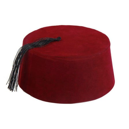 Bordo Renk Osmanlı Fesi Yetişkin Boy (5477)