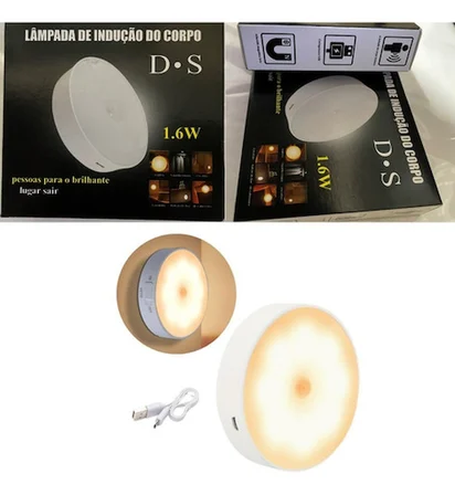 Hareket Sensörü Dolap Altı Aydınlatması USB Şarj Edilebilir LED (5477)