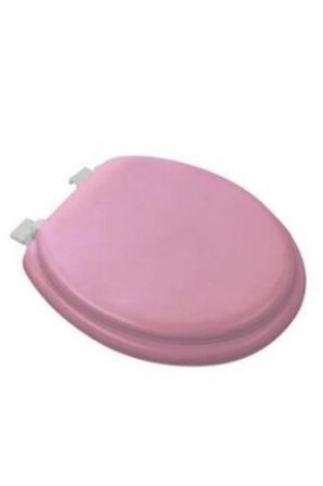 PEMBE YUMUŞAK KLOZET KAPAK BÜYÜK PUF 42x41 cm (5477)