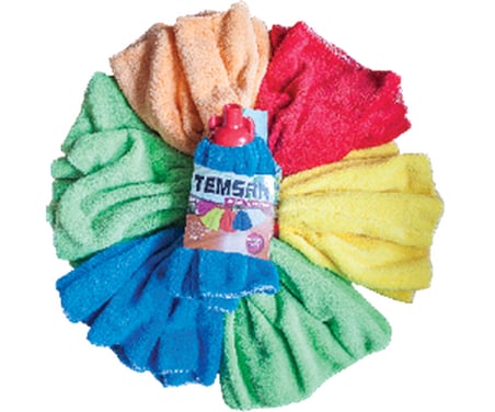 MİKROFİBER HAVLU MOP WELSOFT KARTELALI (5477)