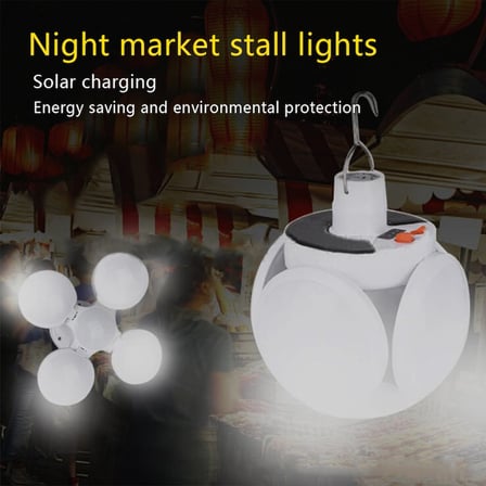 Solar 5 Kanatlı Kamp Lambası (5477)