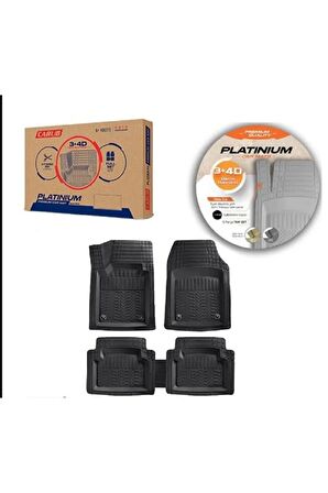 Paspas +4D Platinyum Havuzlu 5 Pcs Siyah