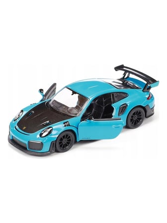 Kinsmart Turkuaz Çek Bırak Porsche 911 Gt2 Rs Oyuncak Araba