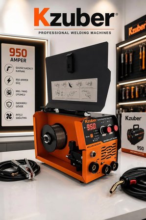 🔥  Kzuber 950 Amper Profesyonel Gazsız Gazaltı İnverter Kaynak Makinesi Yetişen Alır Şok Kampanya 🎁 1 KG Kaynak Teli Hediye