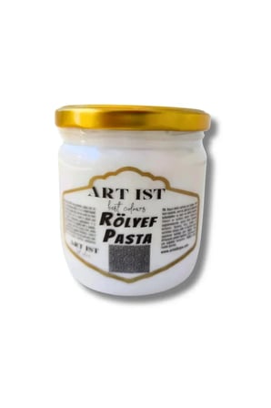 ART IST 3 Boyutlu Rölyef Pasta 650 gr – Kabartma ve Doku Pastası | Tuval, Ahşap ve Hobi İçin