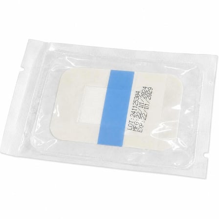 Octacare Su Geçirmez Pedli Şeffaf Pu Film Steril Yara Örtüsü Banyo Bandı 5cm×9cm (5 Adet)