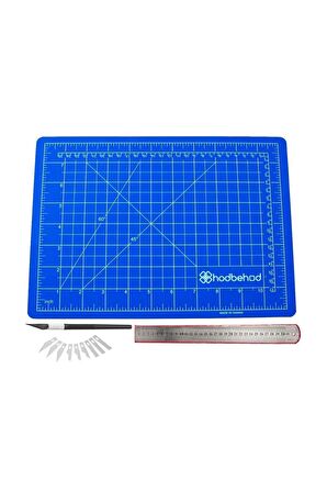 A4 Profesyonel Hobi Kesim Matı Seti Çift Taraflı Cutting Mat Set