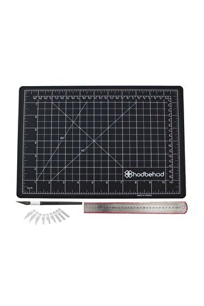 A4 Profesyonel Hobi Kesim Matı Seti Çift Taraflı Cutting Mat Set