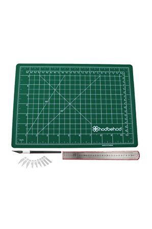 A4 Profesyonel Hobi Kesim Matı Seti Çift Taraflı Cutting Mat Set