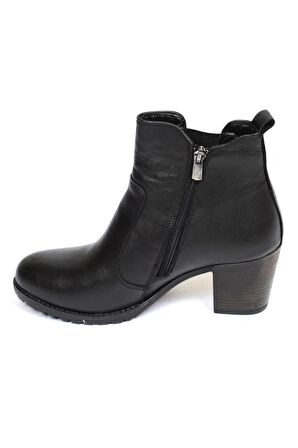 Scavia Orto Pedik 7 Cm Topuklu Deri Kadın Günlük Bot 