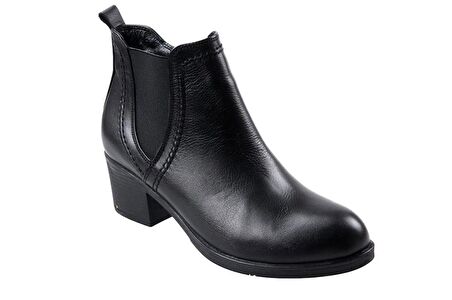 Scavia Orto pedik Comfort Hakiki Deri 5 Cm Topuklu Kadın Bot