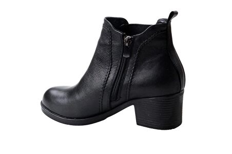 Scavia Orto pedik Comfort Hakiki Deri 5 Cm Topuklu Kadın Bot