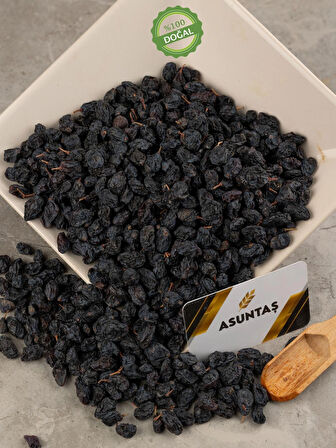 Çekirdekli Siyah Karaman Üzüm Vakumlu Paket 1kg