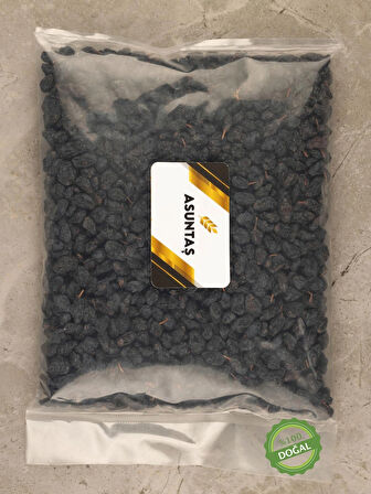 Çekirdekli Siyah Karaman Üzüm Vakumlu Paket 1kg