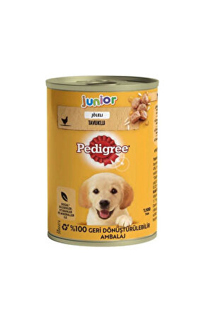 Pedigree Puppy Tavuklu Soslu Yavru Köpek Konservesi 12 Adet 400 Gr