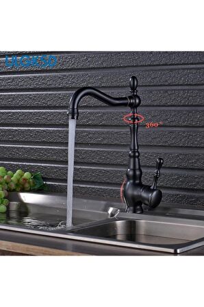 Mutfak Lavabo Evye Bataryası Siyah Tasarım Adınıza Faturalı 5 Yıl Garantili