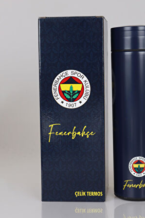 YENİ SEZON LİSANSLI FENERBAHÇE LOGO BASKILI ÇELİK TERMOS 500 ML