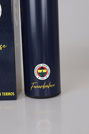 YENİ SEZON LİSANSLI FENERBAHÇE LOGO BASKILI ÇELİK TERMOS 500 ML