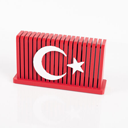 Kırmızı Beyaz 3D Türk Bayrağı Biblosu Ofis Masa üstü Bayrağı İş yeri Hediyesi