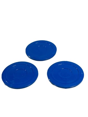 Arcade 3 Adet Mavi Renk Air Hockey Masası Disk Havalı Hokey Masası Topu 