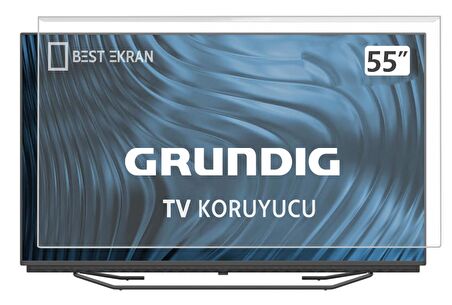 Grundig 55GHQ9500 tv ekran koruyucu 55inc 139 cm 4K UHD Google Smart QLED