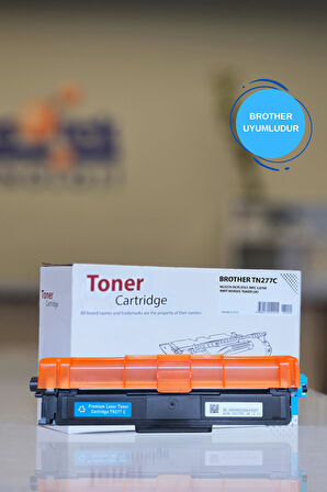 BROTHER TN277C HL3270-DCPL3551-MFC-L3750 MAVİ MUADİL TONER (2.3K)
