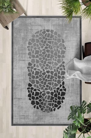 Yıkanabilir Kaymaz Taban Dijital Baskılı Halı ve Yolluk – Leke Tutmaz Salon & Mutfak Halısı