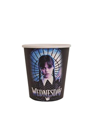 Wednesday Temalı Karton Bardak 8'li