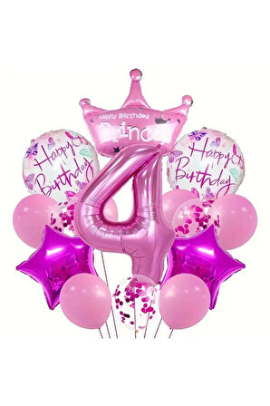 PRENSES TAÇ FOLYOLU YAŞ BALON SET