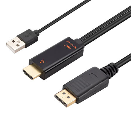 HDMI’dan DisplayPort’a Yüksek Çözünürlük Aktarımı – 4K Destekli Kablo
