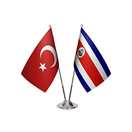 Costa Rica İkili Masa Bayrağı