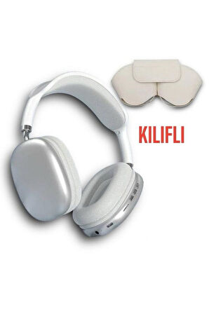 Pmr P9 Pro Beyaz Bluetooth 5.3 Kulak Üstü Kulaklık - 10 Saat Müzik, Micro SD & Type-C Şarj