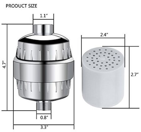 Mak Supply Duş Filtresinin Yedek Kartuşu