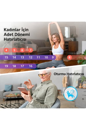 Akıllı GPS Fitness Takip Bilekliği – Nabız, Uyku, Adım ve SOS Özellikli Ekransız Akıllı Bileklik
