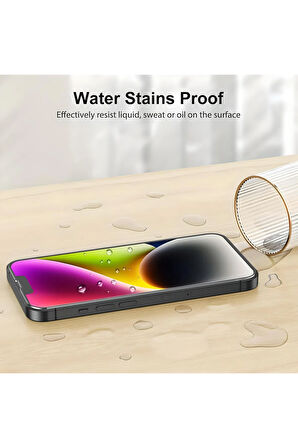 iPhone 13 Darbeye Dayanıklı Şeffaf Nano Ekran Koruyucu Kırılmaz Cam - İnce ve Esnek
