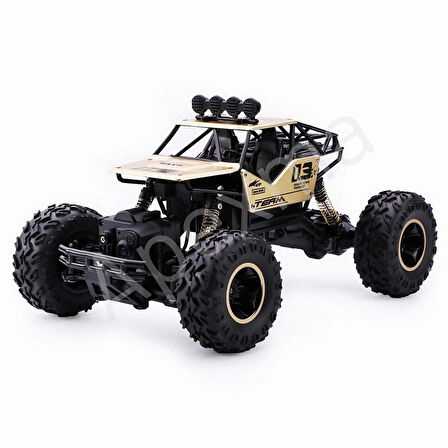 2.4GHz Uzaktan Kumandalı 1:16 Ölçek Kameralı Metal Gövde Şarjlı Off-Road Rc Oyuncak Rock Crawler