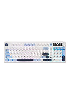 AF-98 Kablolu Mekanik Hisli Gaming Klavye - Kahverengi Switch Hissiyatlı