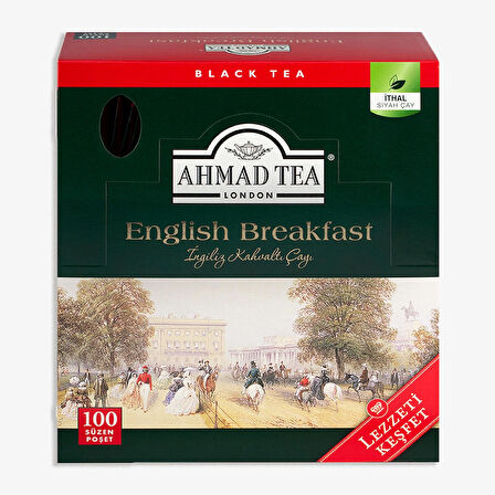 AHMAD TEA English Breakfast Bardak Poşet Çay 100’lü 200 G